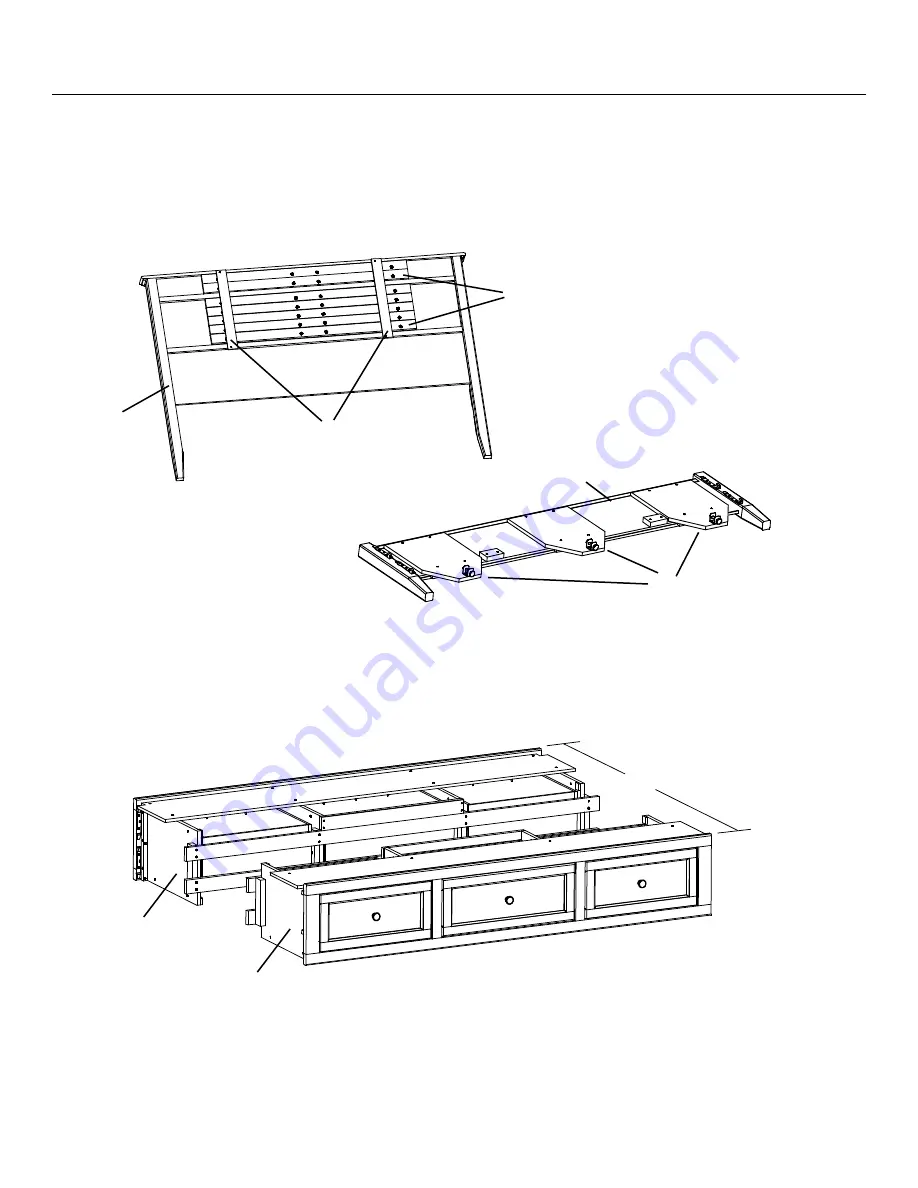 Whittier Wood 1306CAFd Assembly Instructions Manual Download Page 4