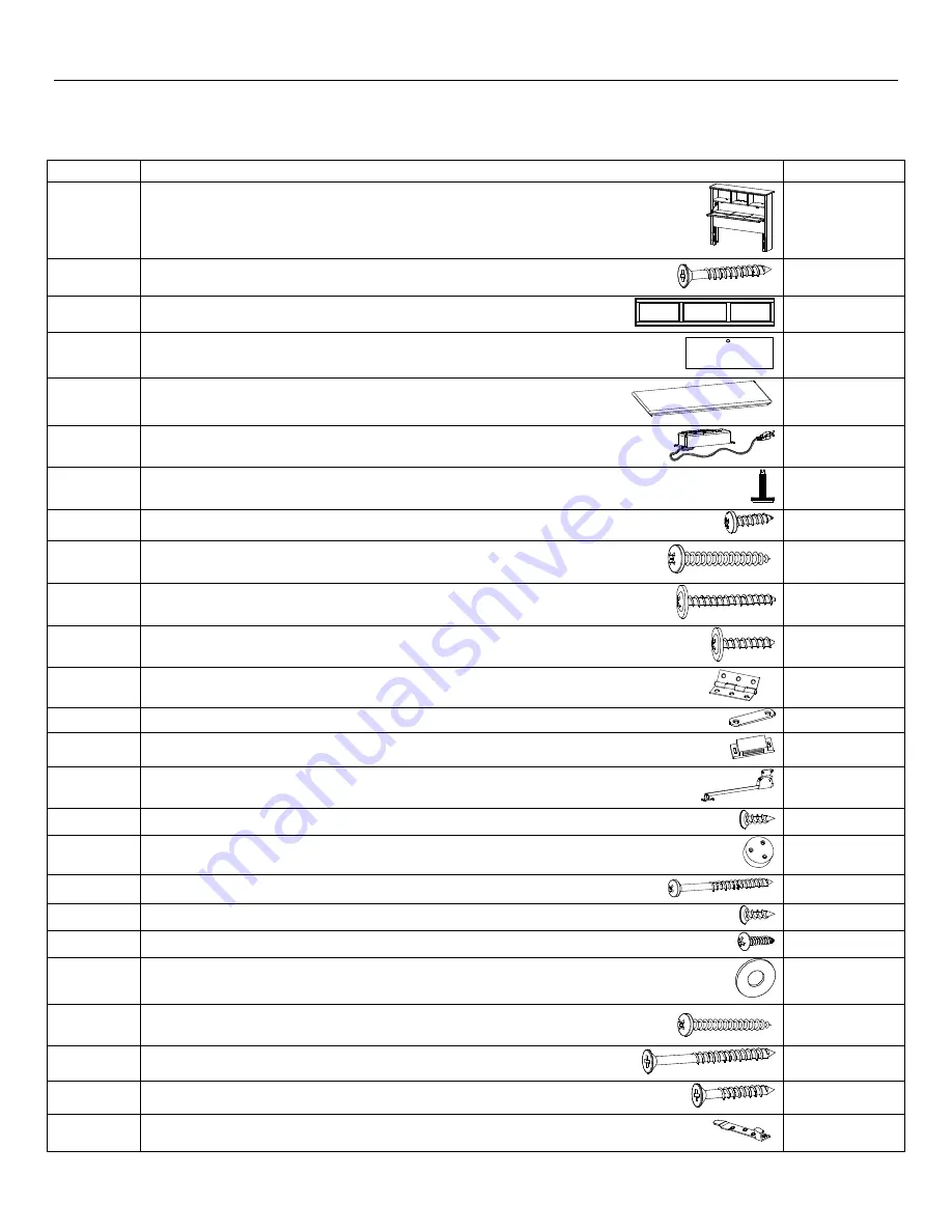 Whittier Wood 1367GACh Assembly Instructions Download Page 2