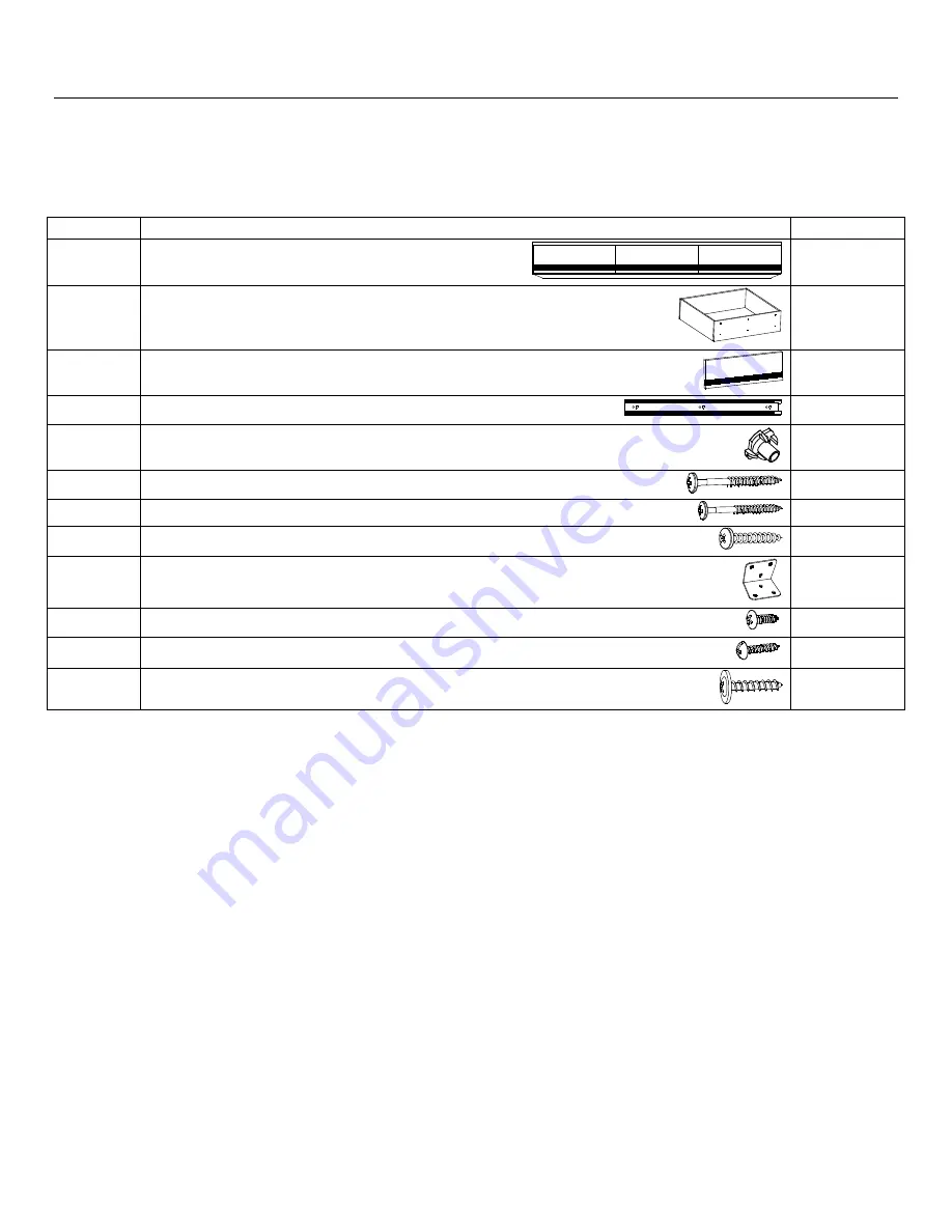 Whittier Wood 1448GSPb Assembly Instructions Manual Download Page 3