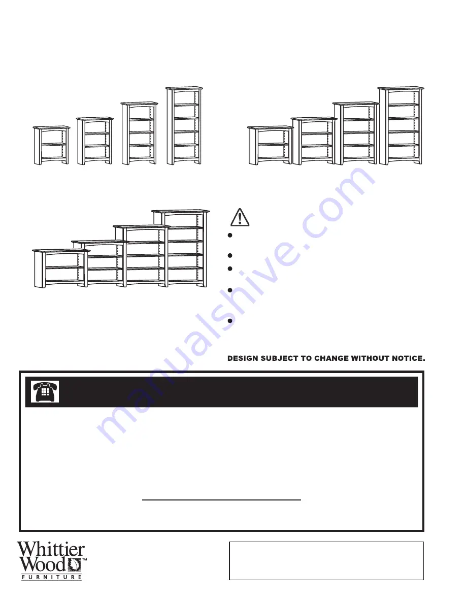 Whittier Wood 1520AEGAC Assembly Instructions Download Page 1