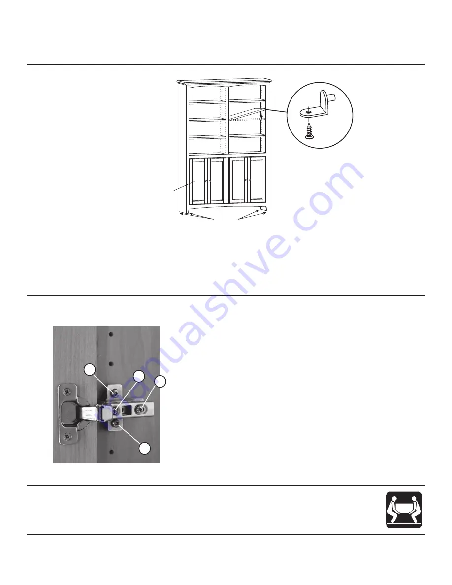 Whittier Wood 1555a Assembly Instructions Download Page 3