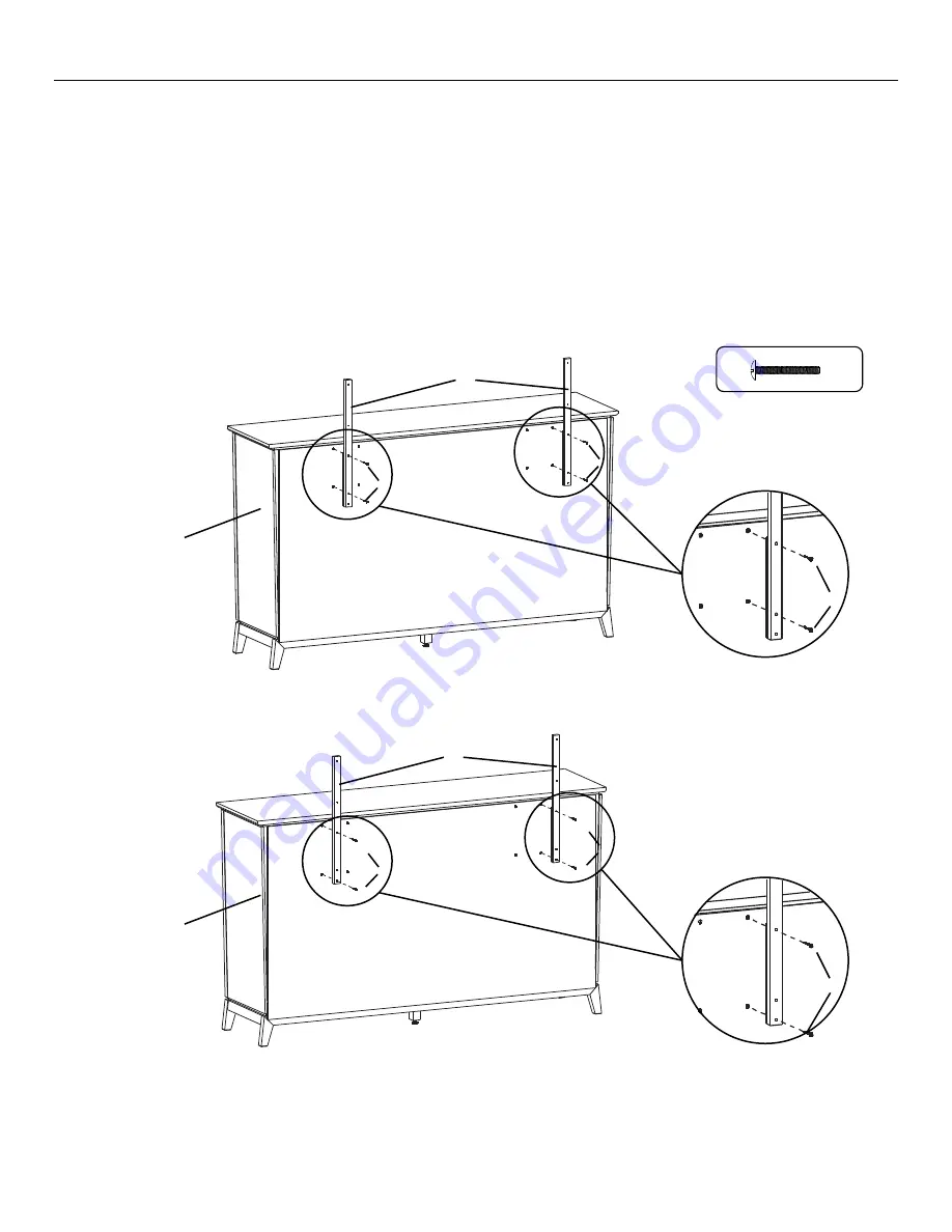 Whittier Wood 1671DUET Assembly Instructions Manual Download Page 6