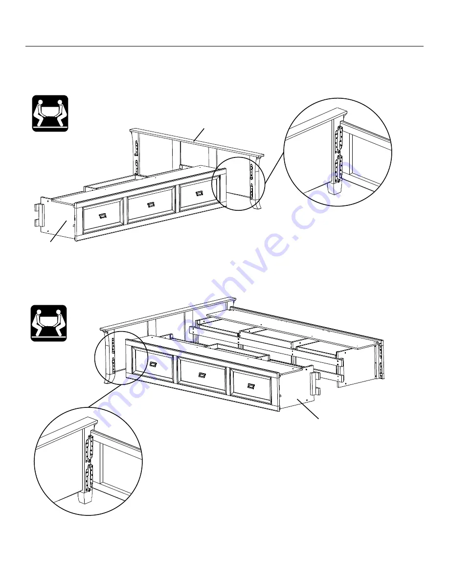 Whittier Wood 1863GBCHa Assembly Instructions Manual Download Page 5