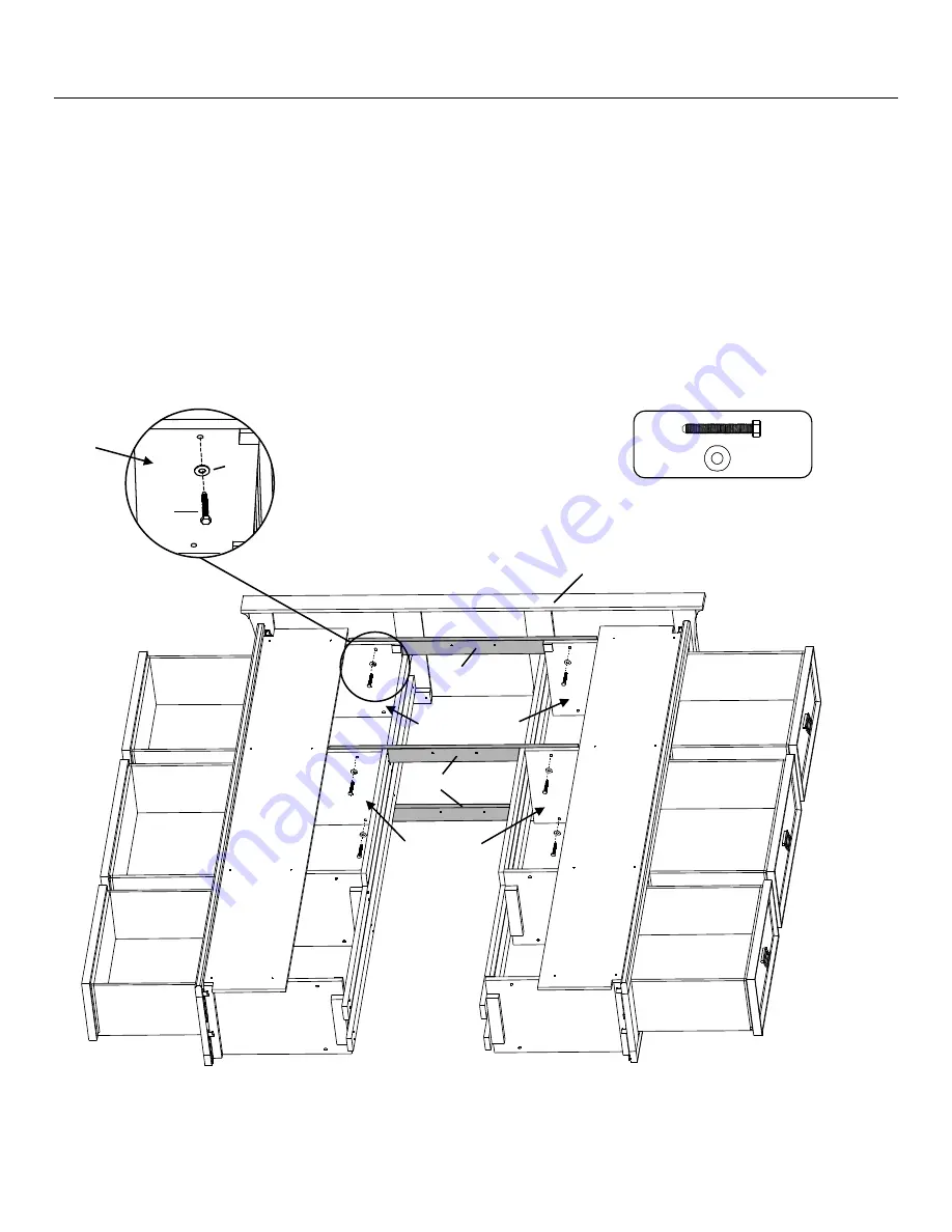 Whittier Wood 1863GBCHa Assembly Instructions Manual Download Page 7