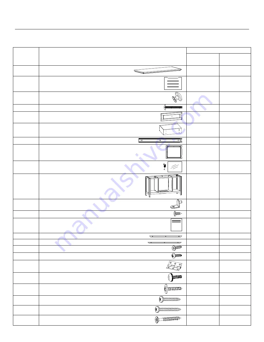 Whittier Wood 2068CAFh Assembly Instructions Manual Download Page 2