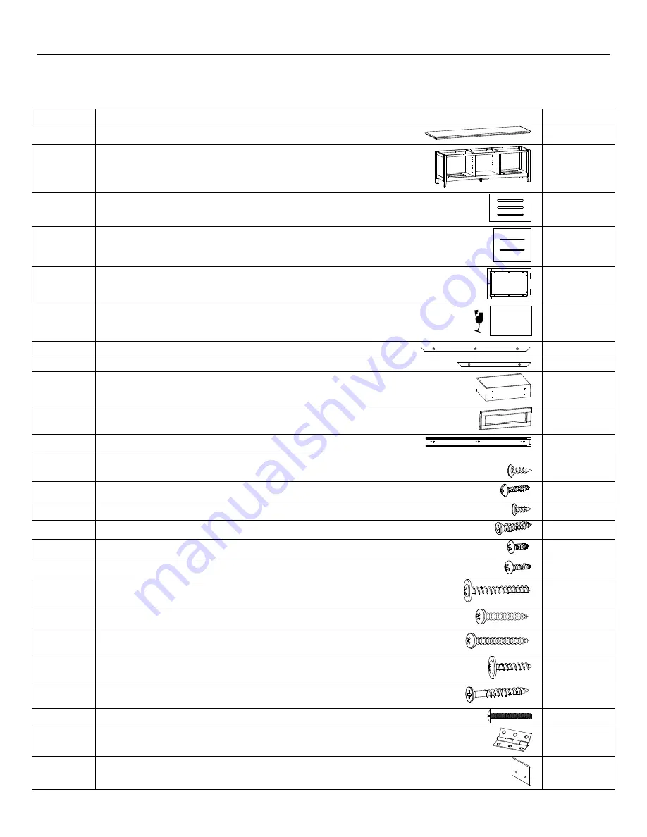 Whittier Wood 2079CAF Assembly Instructions Manual Download Page 2