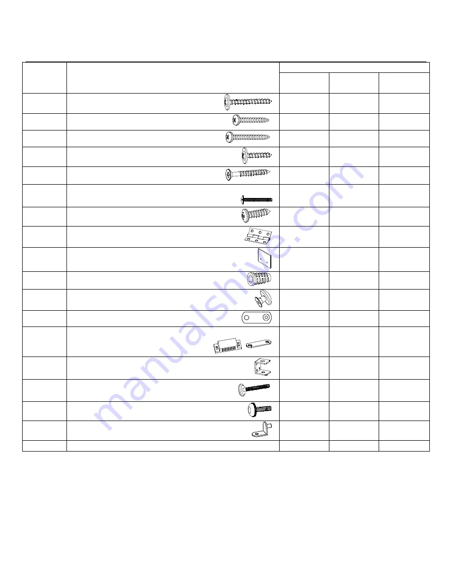 Whittier Wood 2081GAC Assembly Instructions Manual Download Page 3