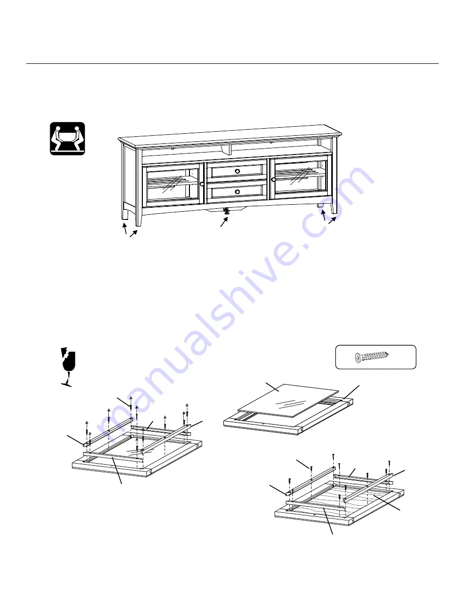 Whittier Wood 2081GAC Assembly Instructions Manual Download Page 4