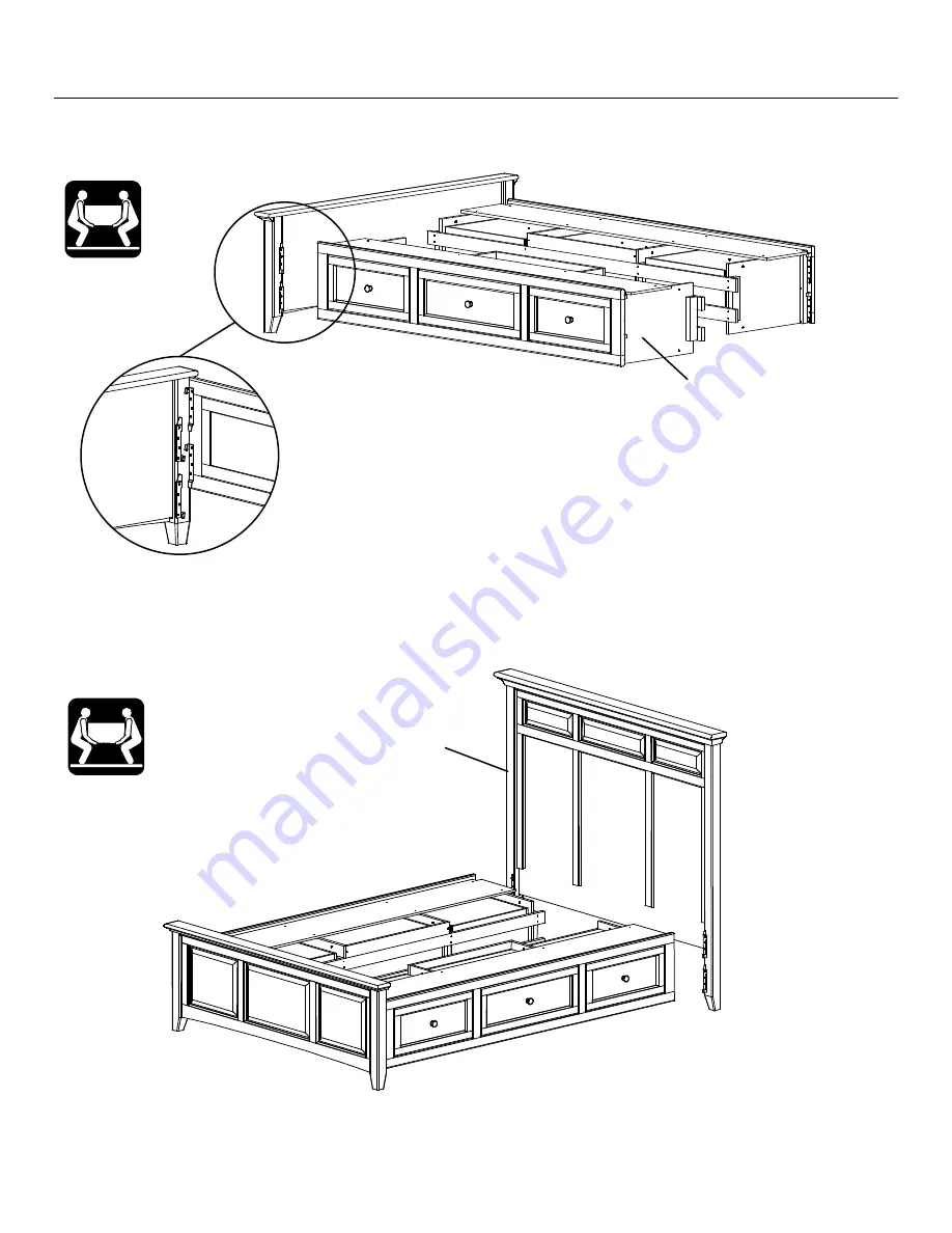 Whittier Wood 2316CAFb Assembly Instructions Manual Download Page 6