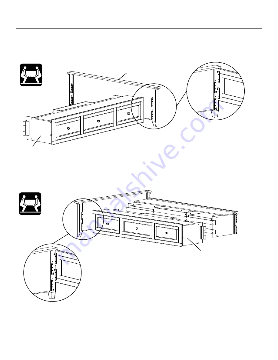 Whittier Wood 2333CAFa Assembly Instructions Manual Download Page 5