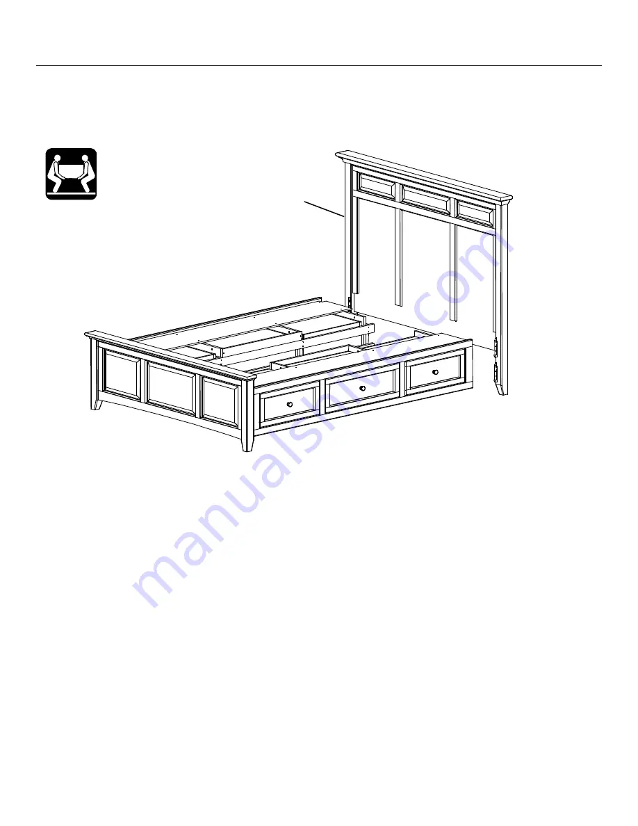 Whittier Wood 2333CAFa Assembly Instructions Manual Download Page 6