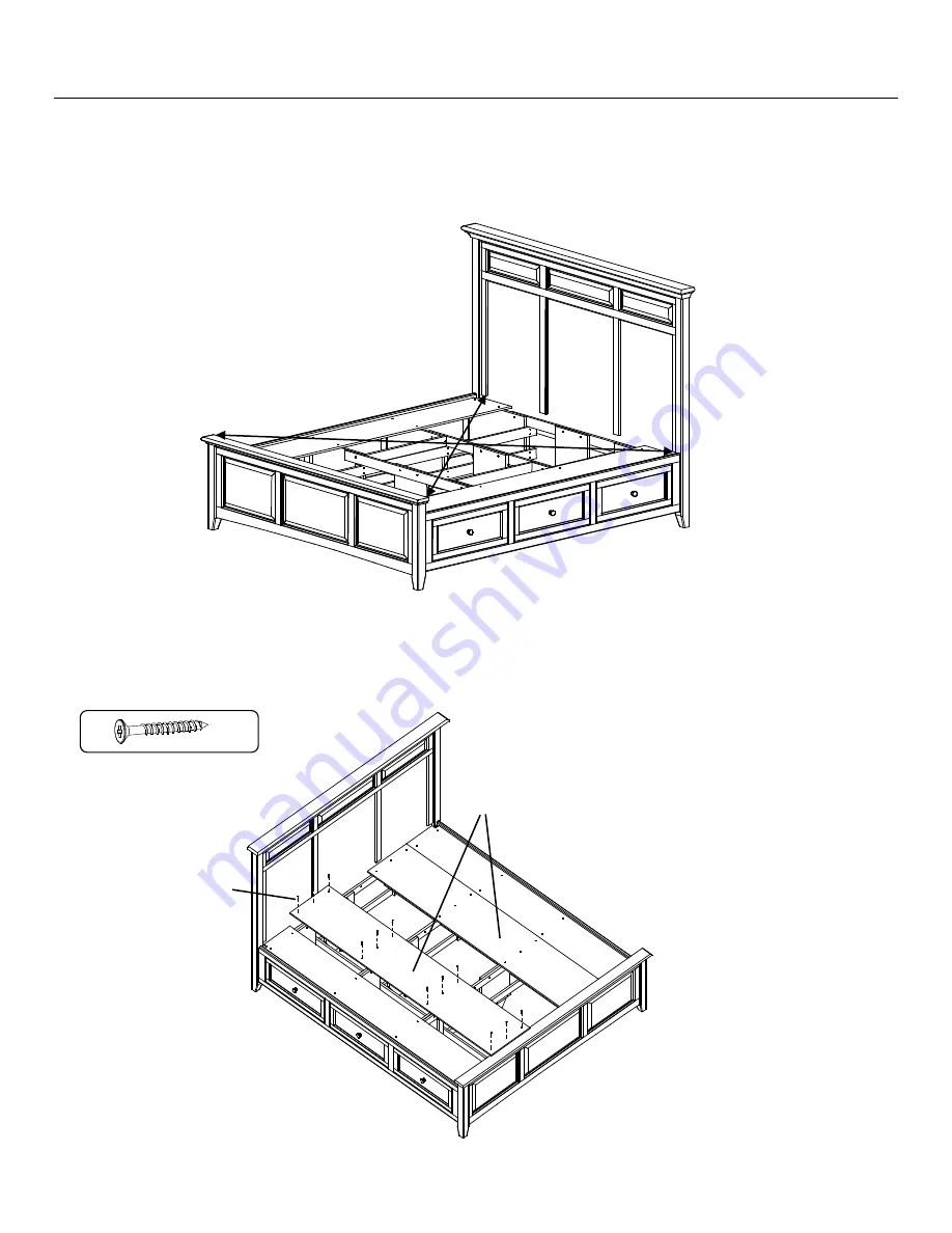 Whittier Wood 2333CAFa Assembly Instructions Manual Download Page 12