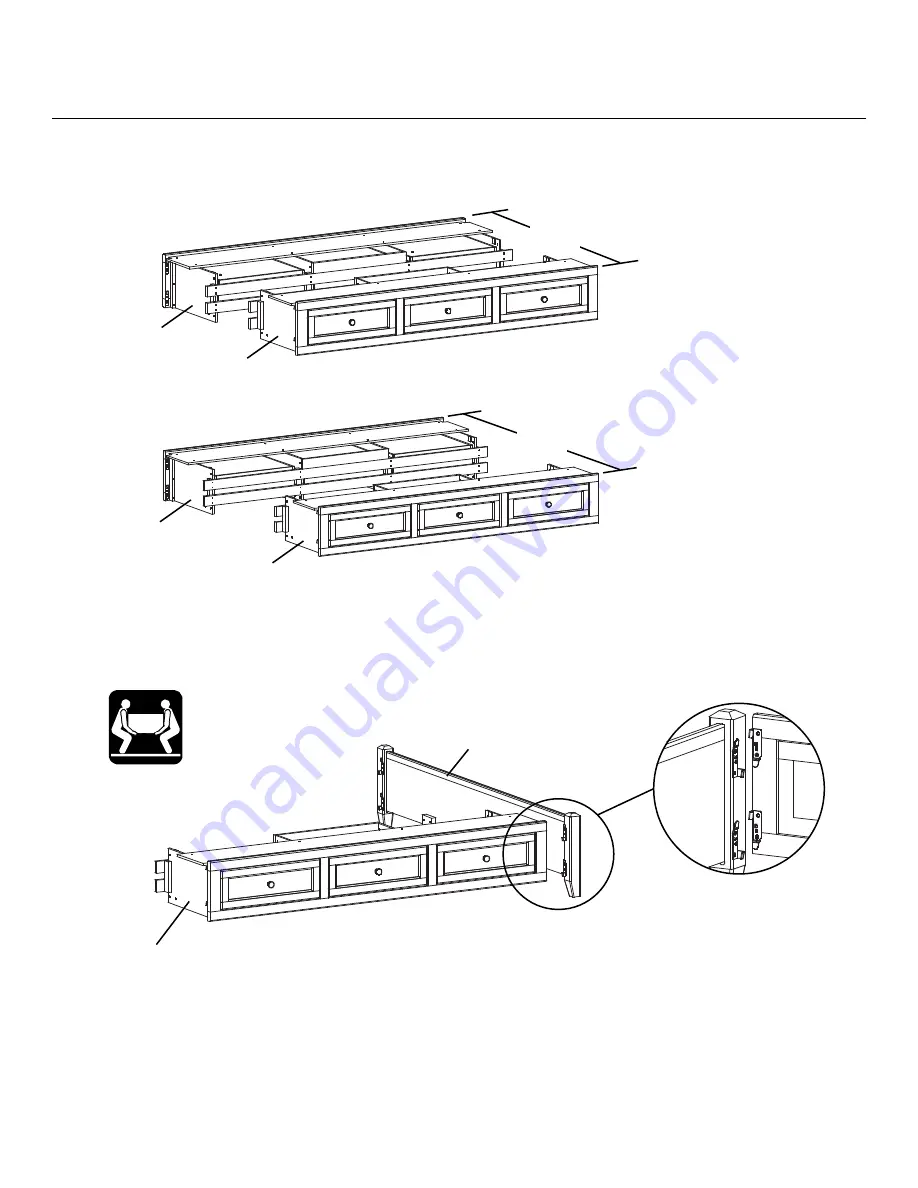 Whittier Wood 2376CAF Assembly Instructions Manual Download Page 6