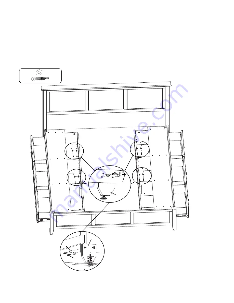 Whittier Wood 2393CAF Assembly Instructions Manual Download Page 6