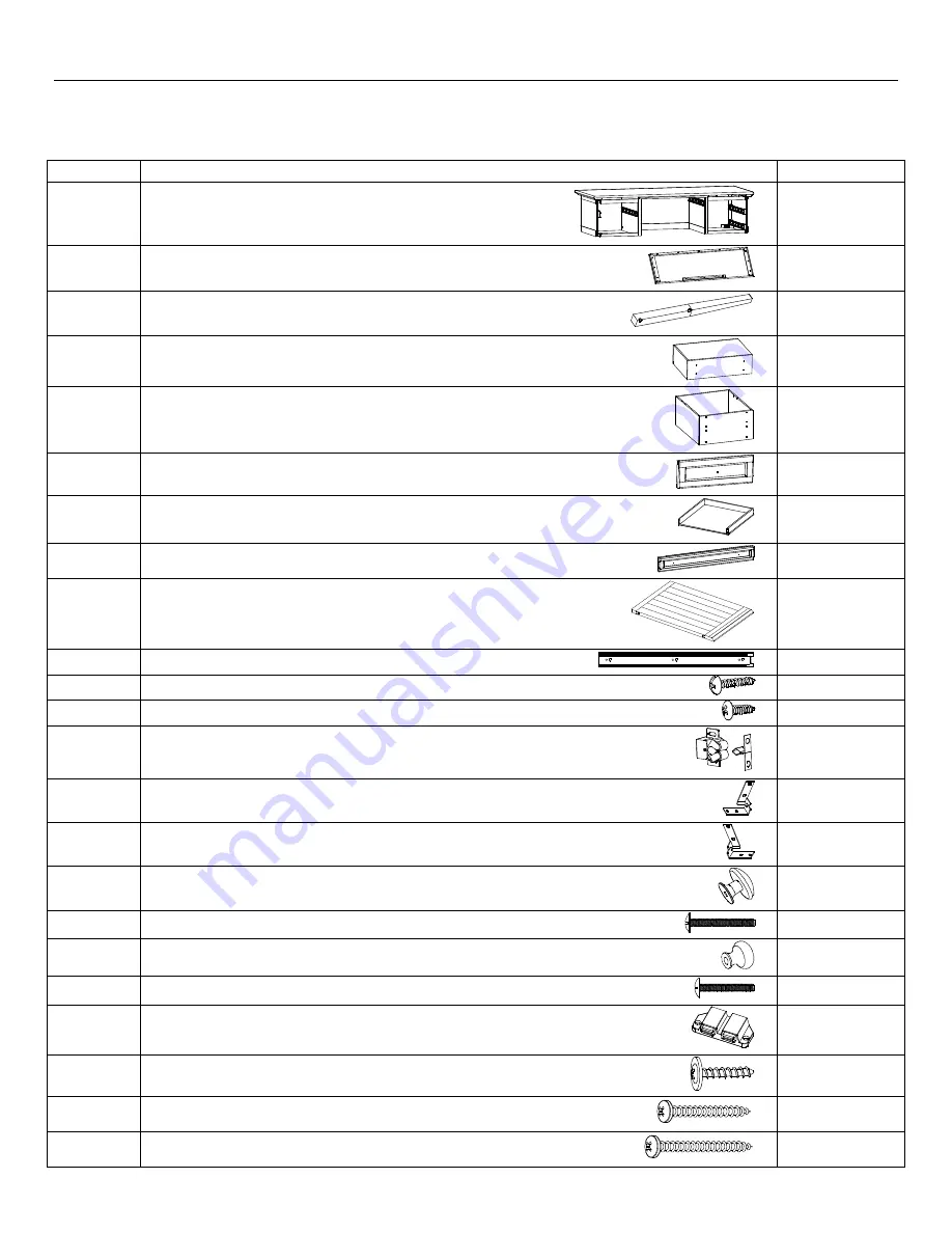 Whittier Wood 2401AUFd Assembly Instructions Manual Download Page 2