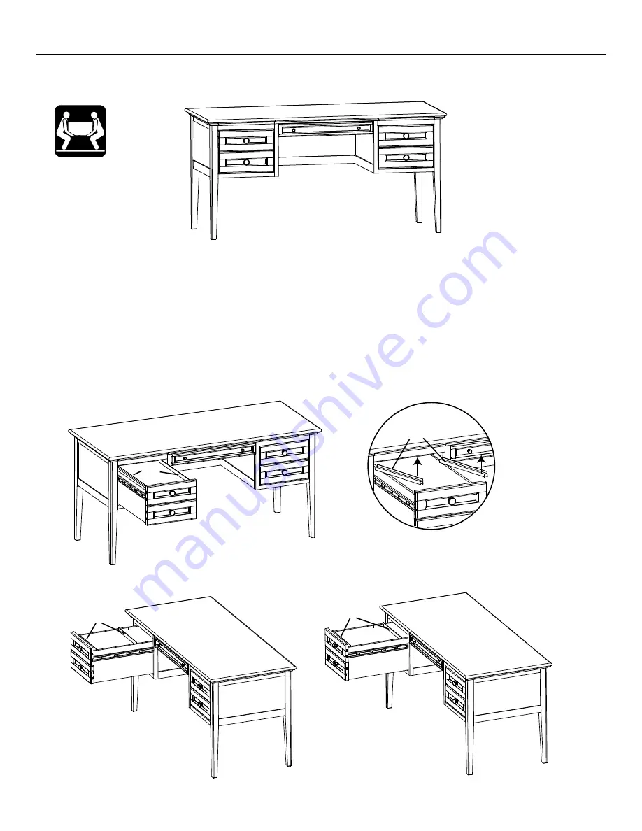 Whittier Wood 2401AUFd Assembly Instructions Manual Download Page 5