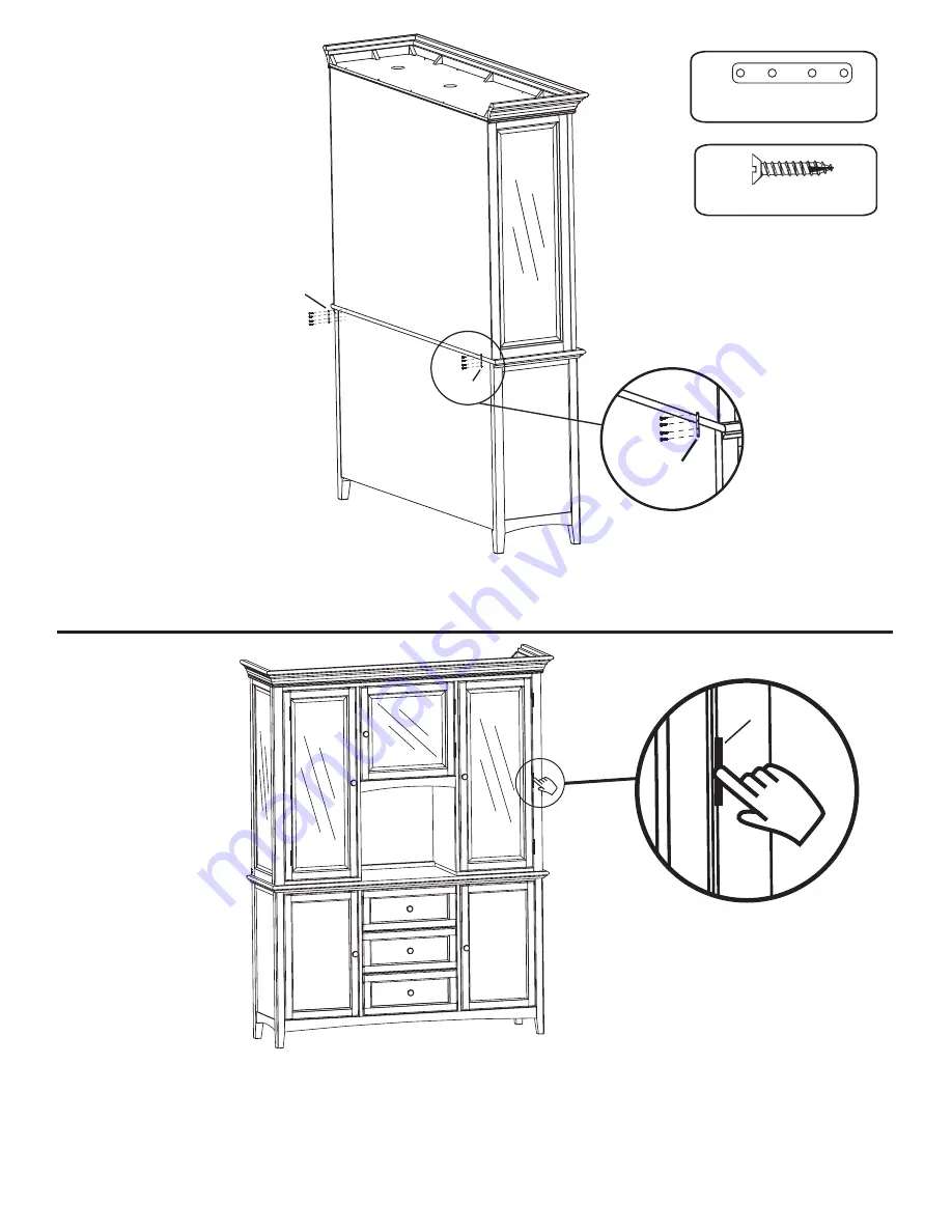 Whittier Wood 2658AFGAC Assembly Instructions Manual Download Page 5