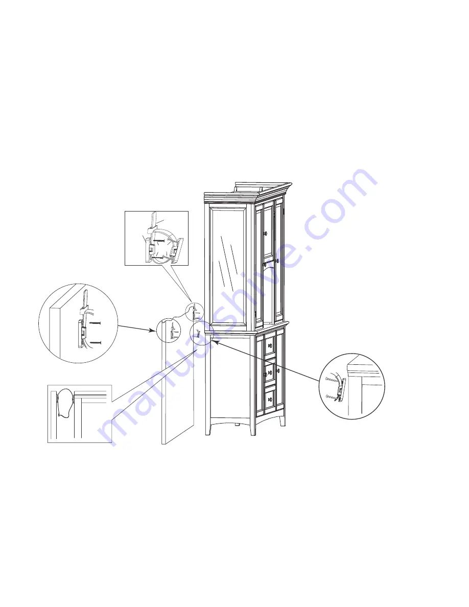 Whittier Wood 2658AFGAC Assembly Instructions Manual Download Page 6