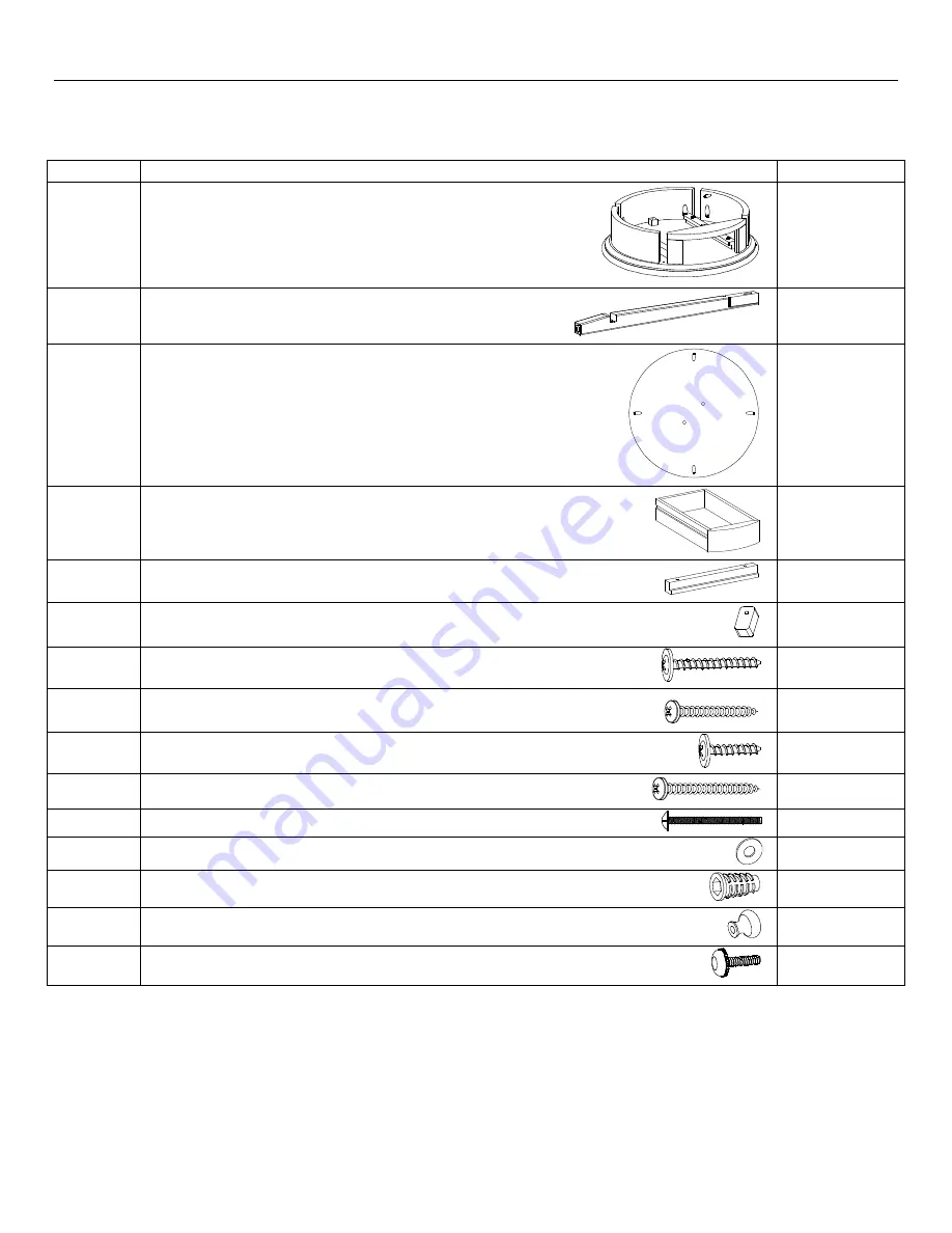 Whittier Wood 3495GACa Assembly Instructions Manual Download Page 2