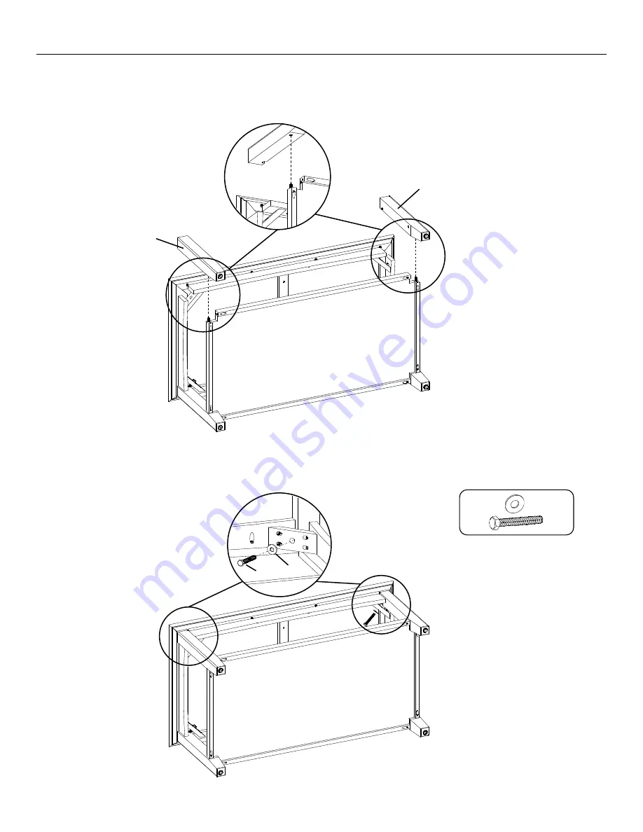 Whittier Wood 3499AFGAC Assembly Instructions Download Page 4