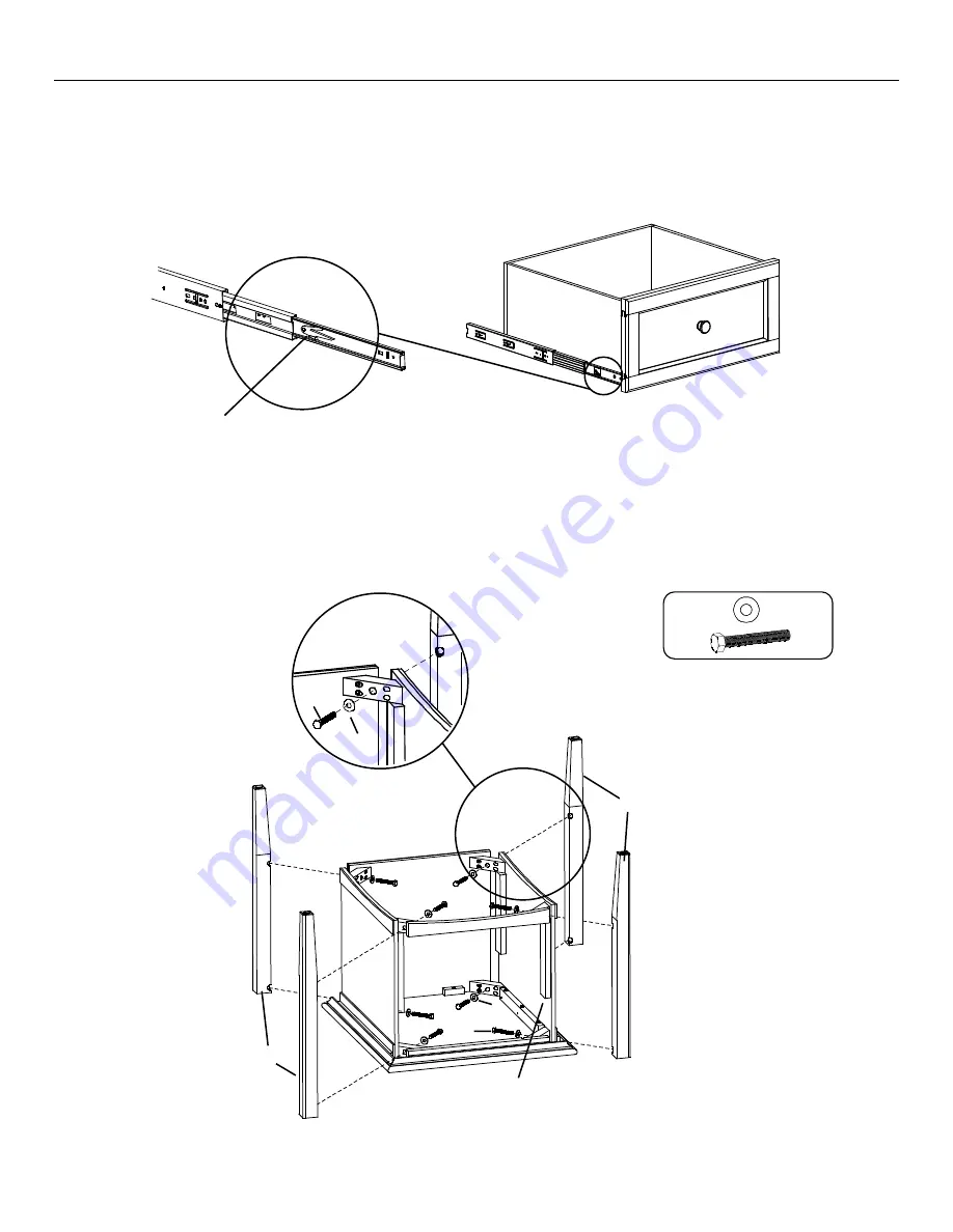 Whittier Wood 3501GACc Assembly Instructions Download Page 3