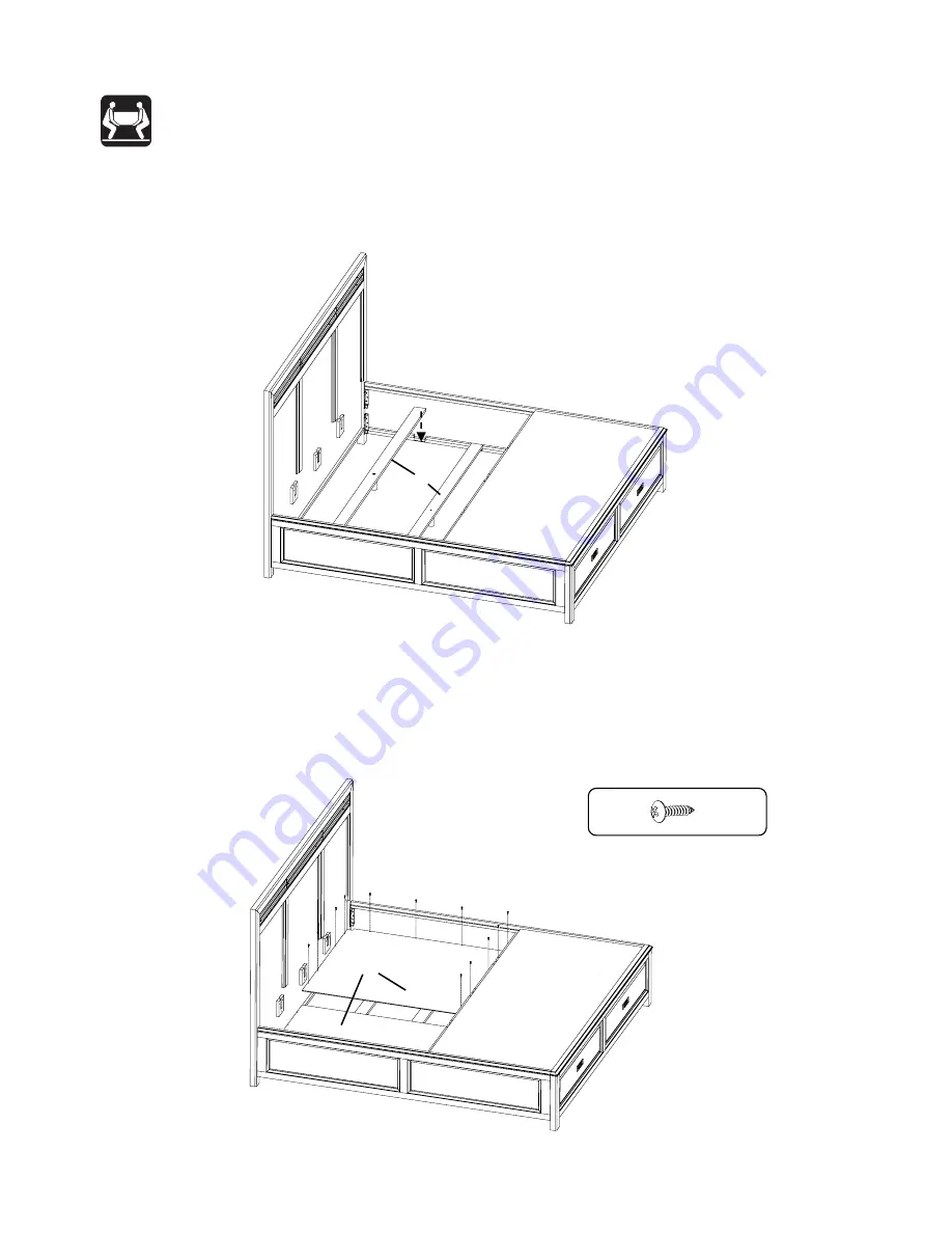 Whittier Wood 7137GDRC Assembly Instructions Manual Download Page 9