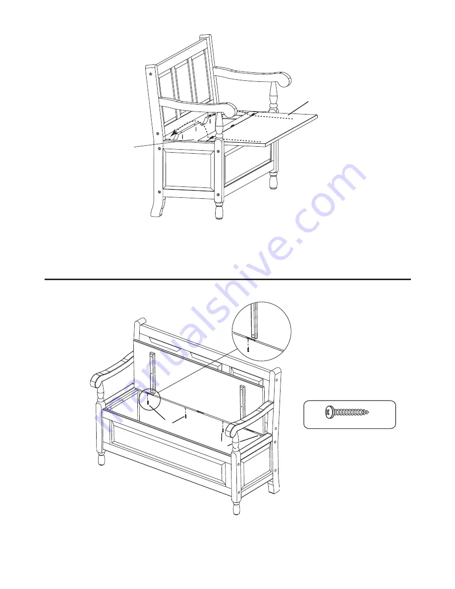 Whittier Wood 833KFDHd Assembly Instructions Manual Download Page 5