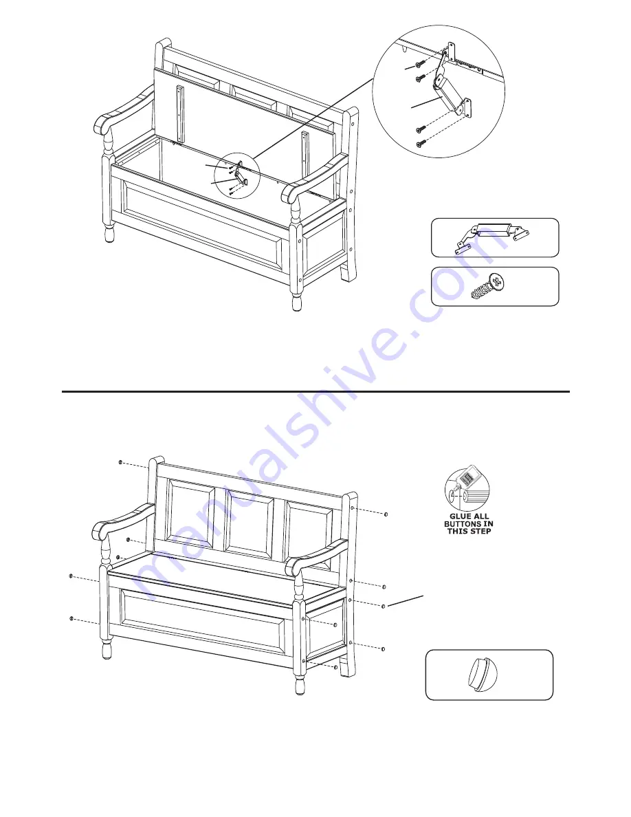 Whittier Wood 833KFDHd Assembly Instructions Manual Download Page 6