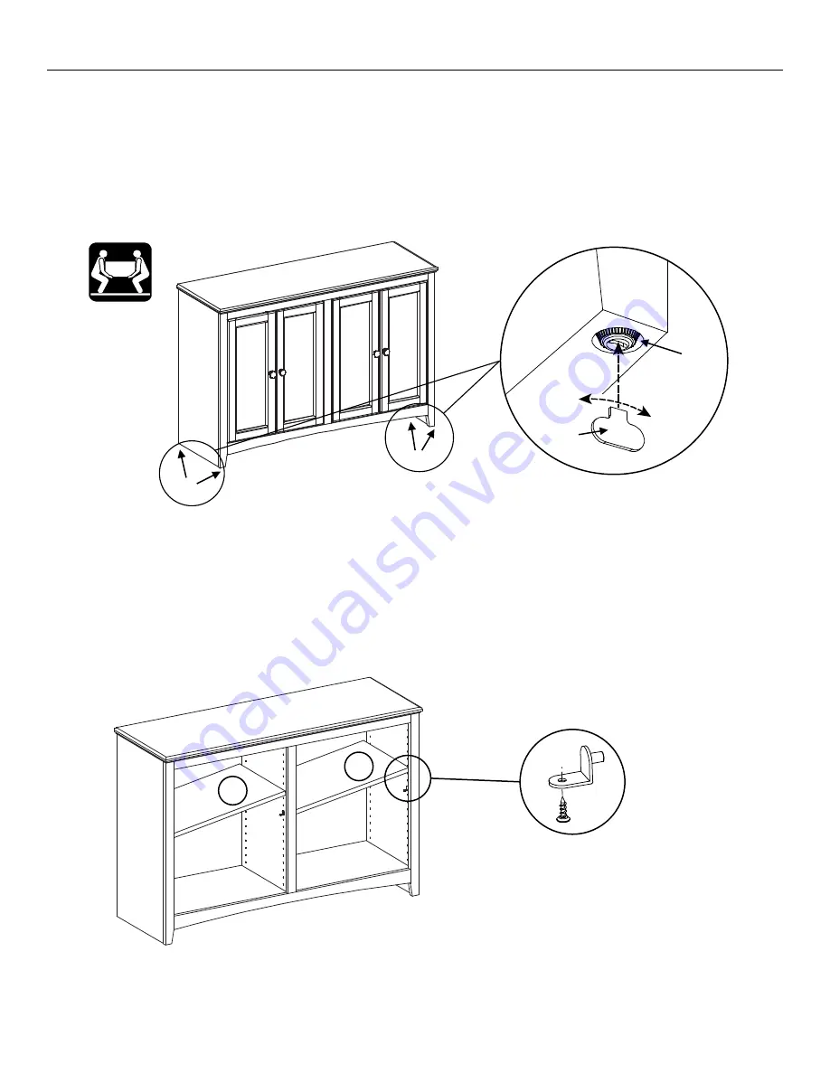 Whittier Wood McKenzie Alder 1613b Assembly Instructions Manual Download Page 4