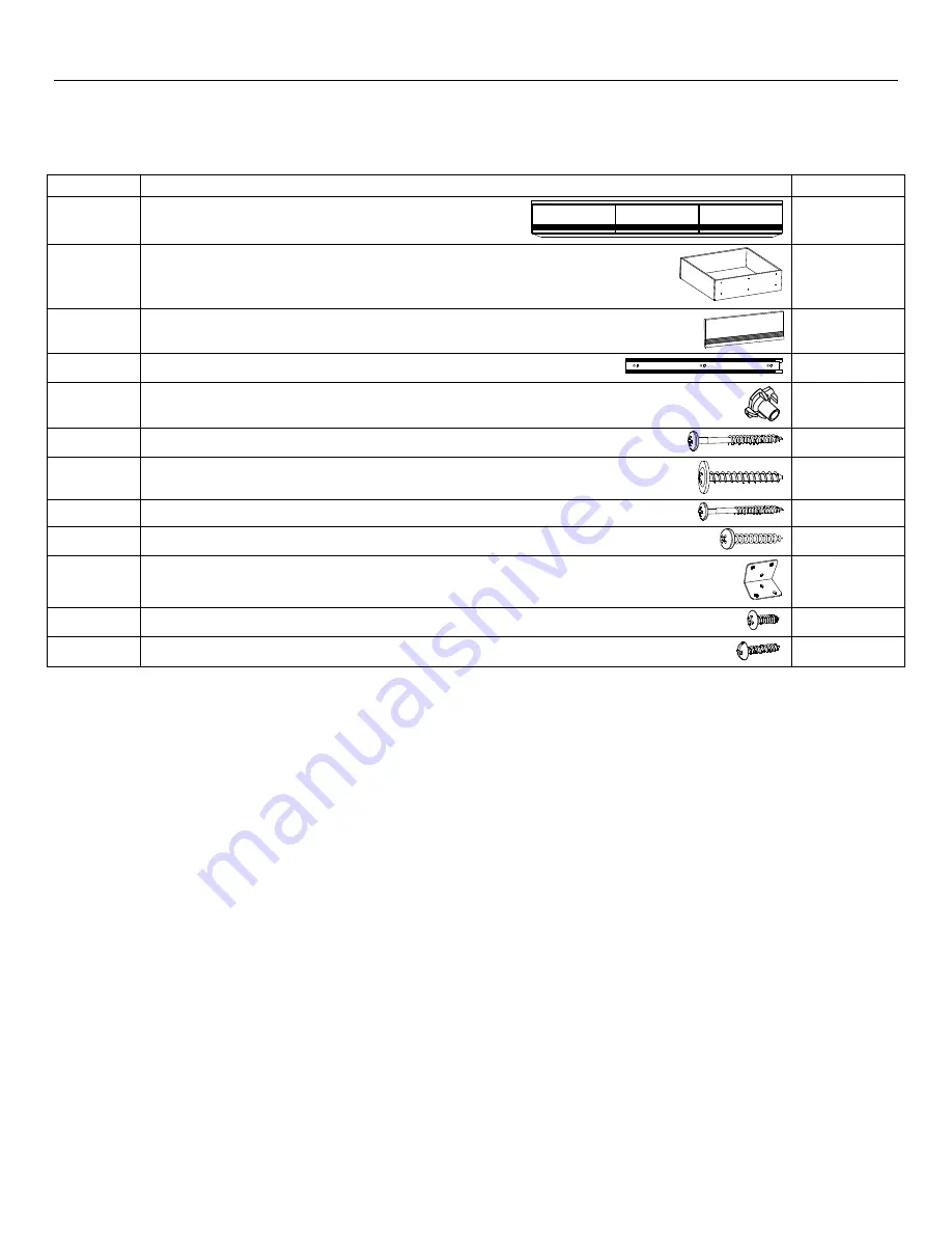 Whittier Wood Pacific 1448AFGSPa Assembly Instructions Manual Download Page 3