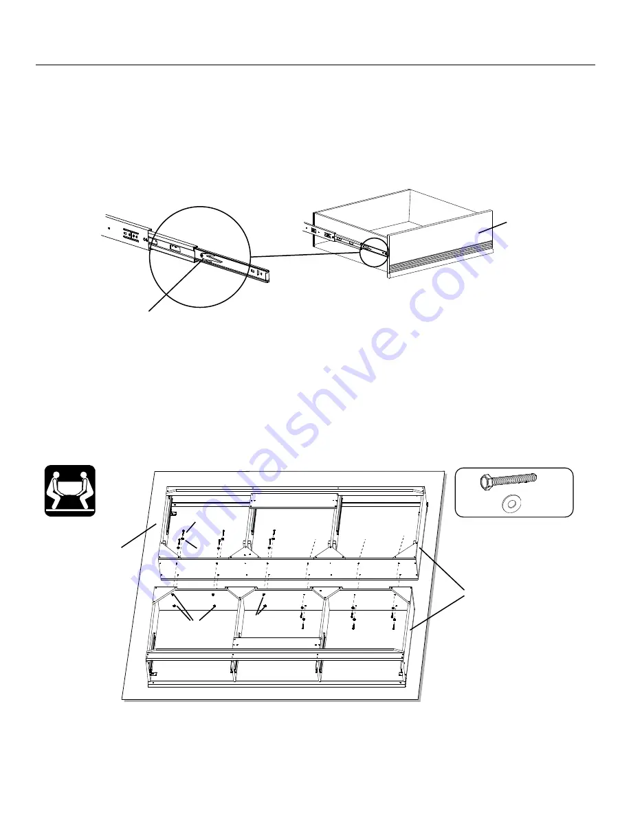 Whittier Wood Pacific 1448AFGSPa Assembly Instructions Manual Download Page 4