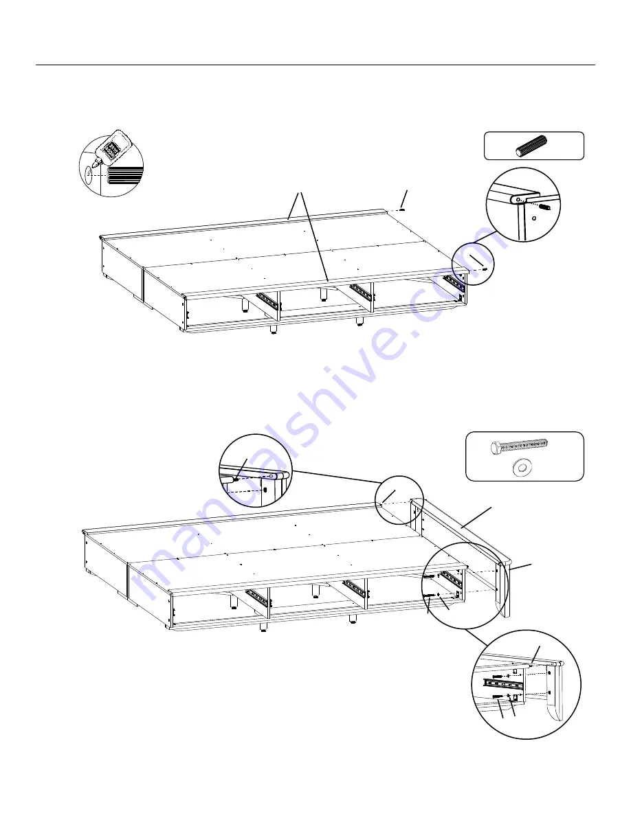 Whittier Wood Pacific 1448AFGSPa Assembly Instructions Manual Download Page 6