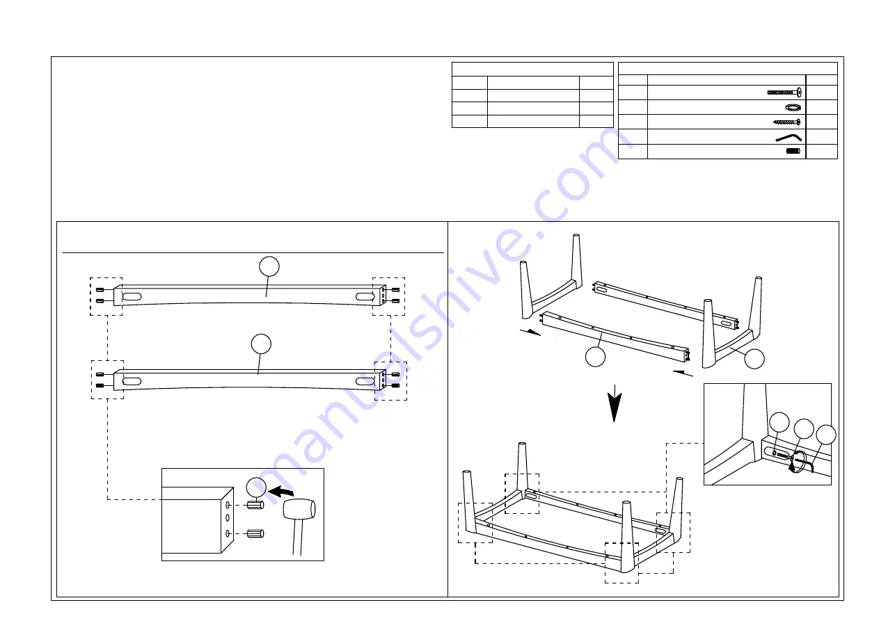 Wholesale Interiors 5PC Dining Nook Set Скачать руководство пользователя страница 8