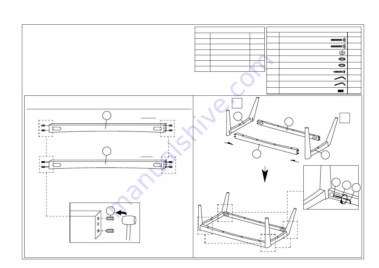 Wholesale Interiors 5PC Dining Nook Set Скачать руководство пользователя страница 10