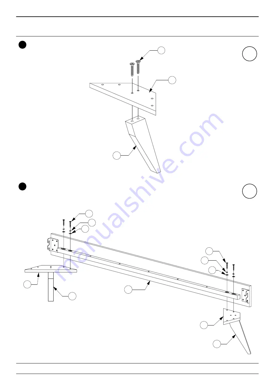 Wholesale Interiors 9704 Assembly Instructions Download Page 3