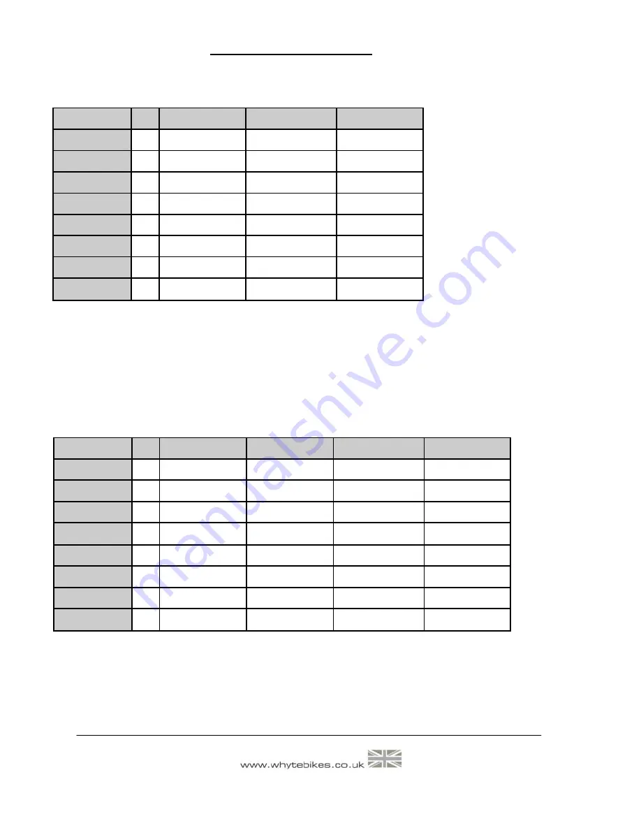 Whyte G-150 S SCR Supplementary Service Manual Download Page 6