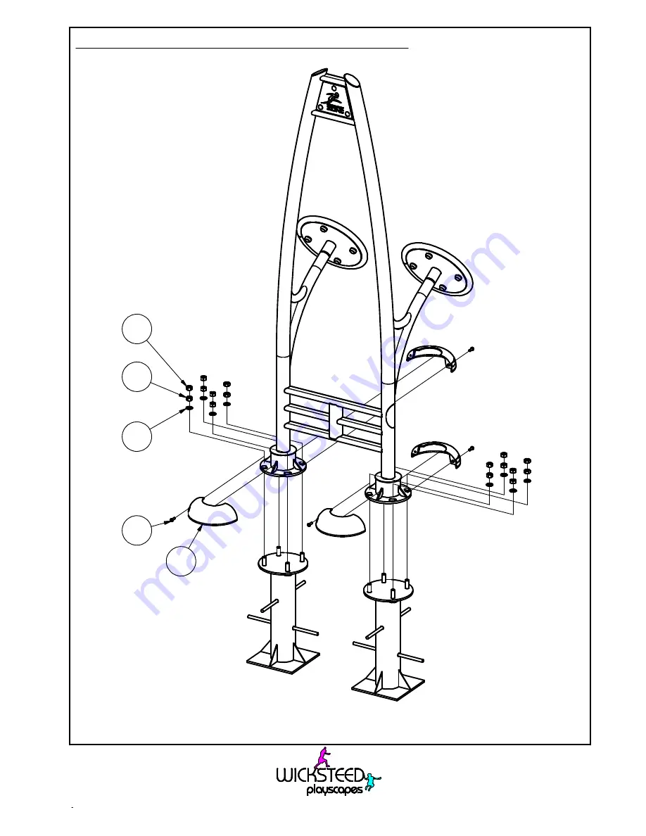 Wicksteed 6210-030 Installation Instructions Manual Download Page 3