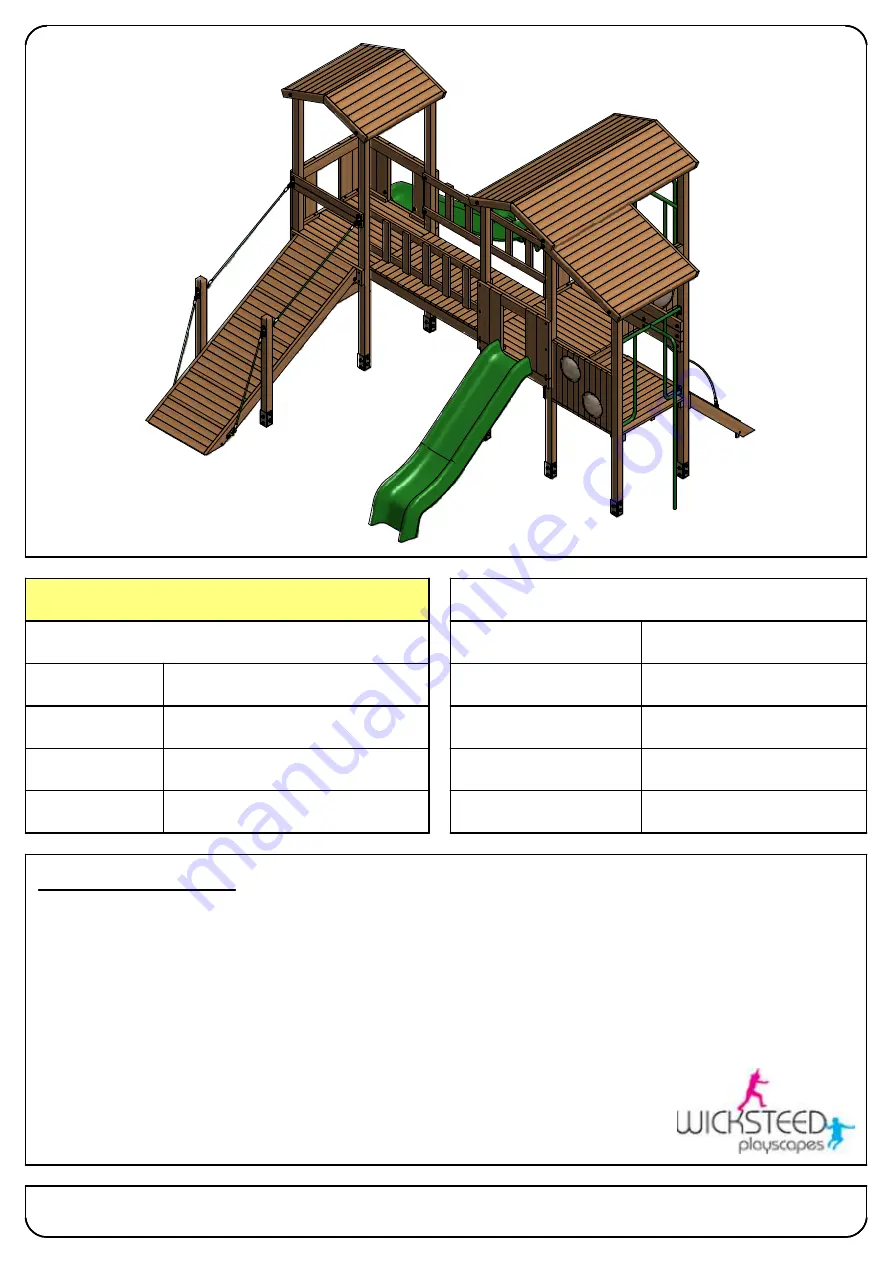 Wicksteed YOUNG EXPLORER COOK Instructions Manual Download Page 1