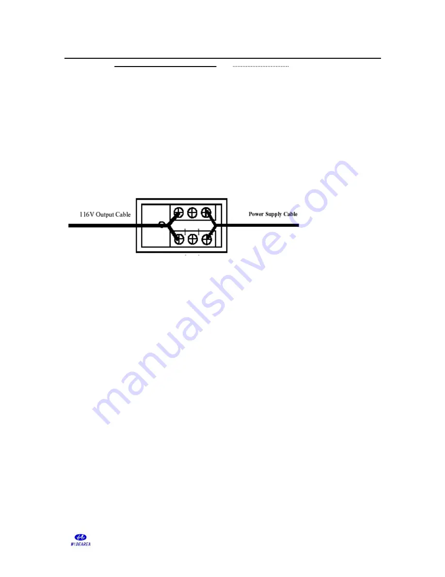 Widearea Telecommunication AEC-B1P Installation Manual Download Page 8