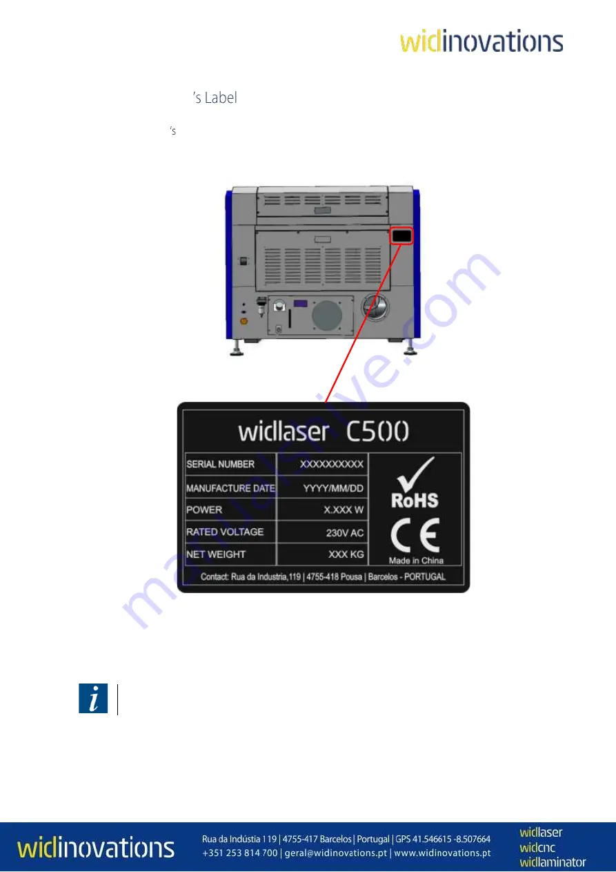 Widinovations Widlaser C500 User Manual Download Page 14