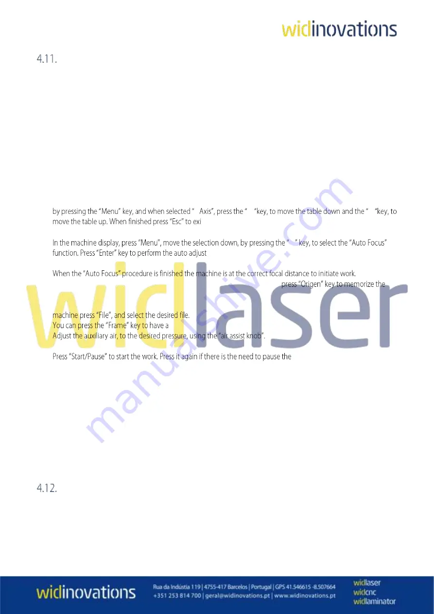 Widinovations Widlaser C900 Скачать руководство пользователя страница 32