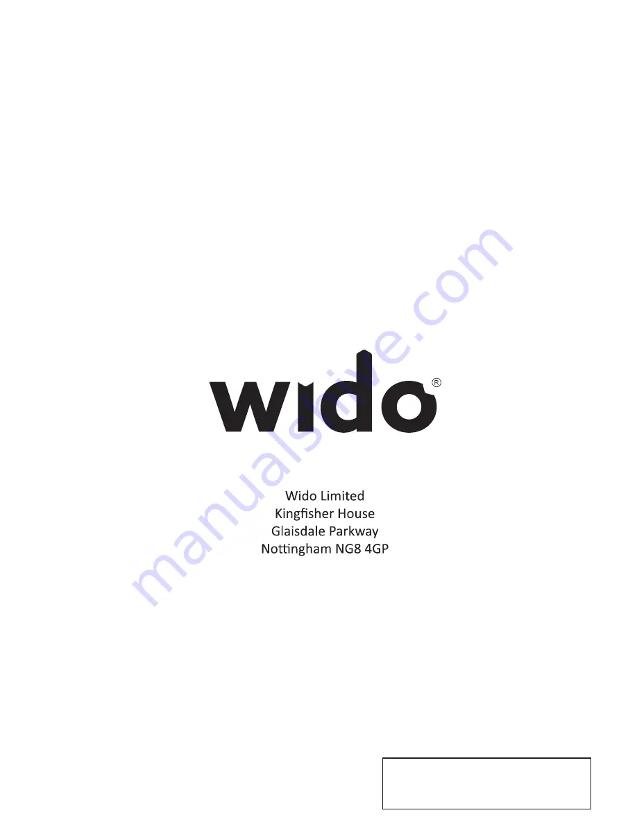 Wido IHEAT1 User Manual Download Page 12