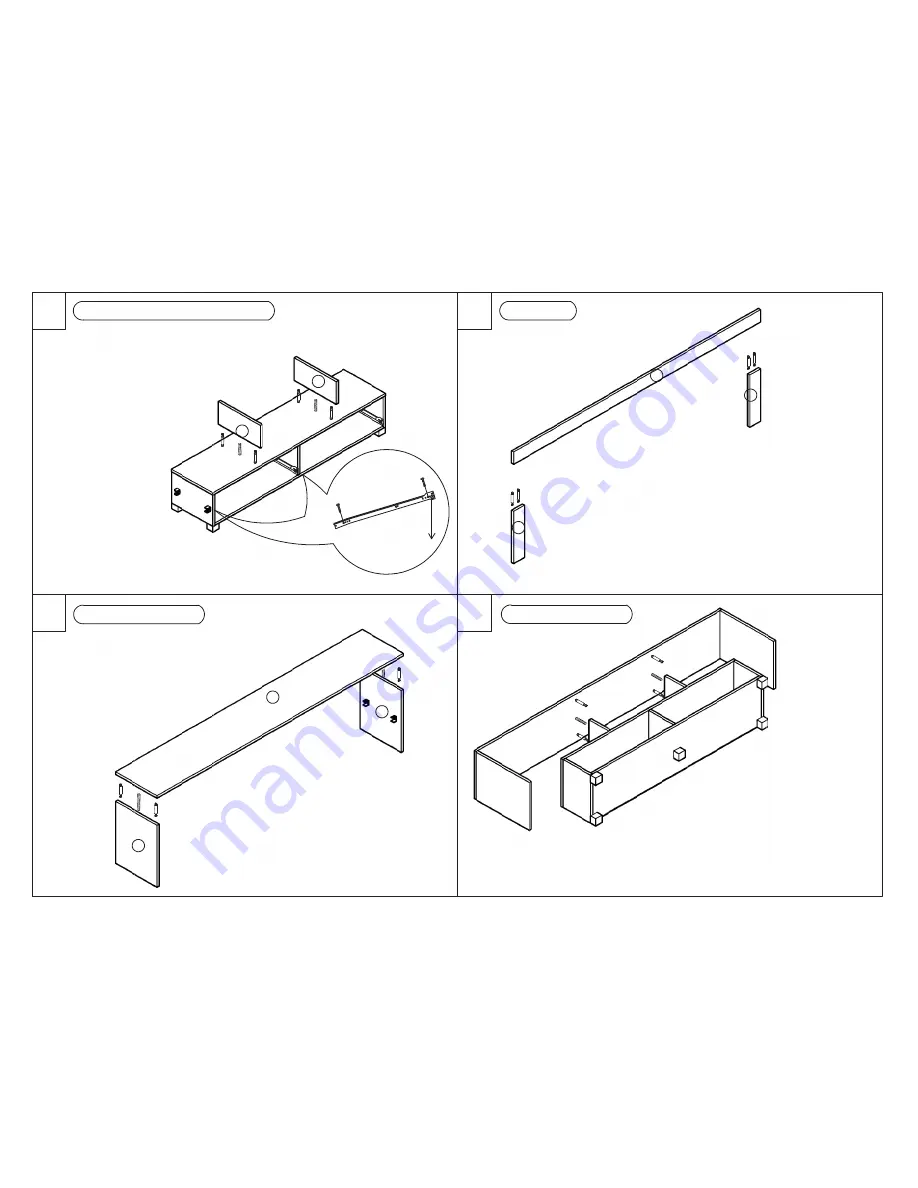 Wido TVSTAND2 Assembly Instructions Manual Download Page 3