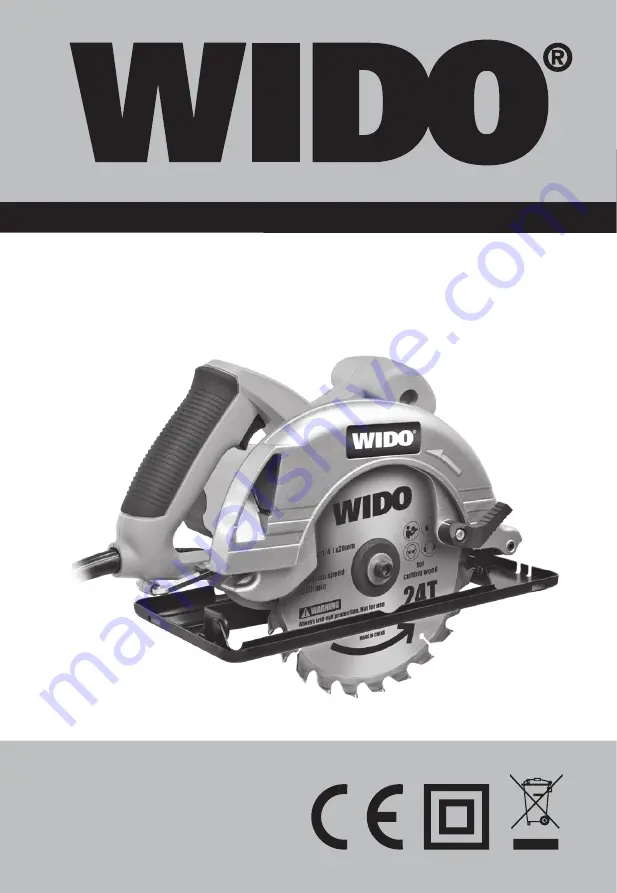 Wido WD011220185 Operating Instructions Manual Download Page 1