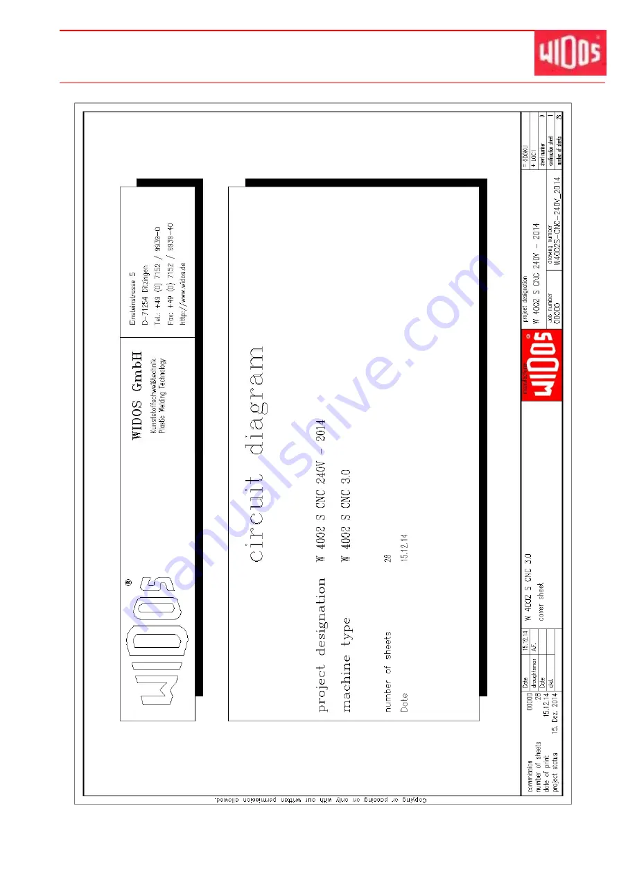 widos 4002 S WI CNC Working Instructions Translation Download Page 46