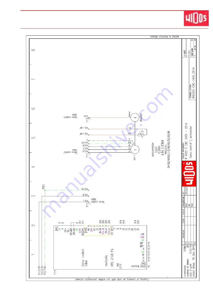 widos 4002 S WI CNC Скачать руководство пользователя страница 54