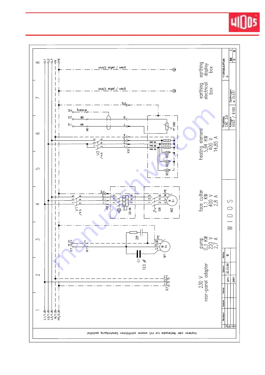 widos 6100 CNC 3.0 Скачать руководство пользователя страница 54