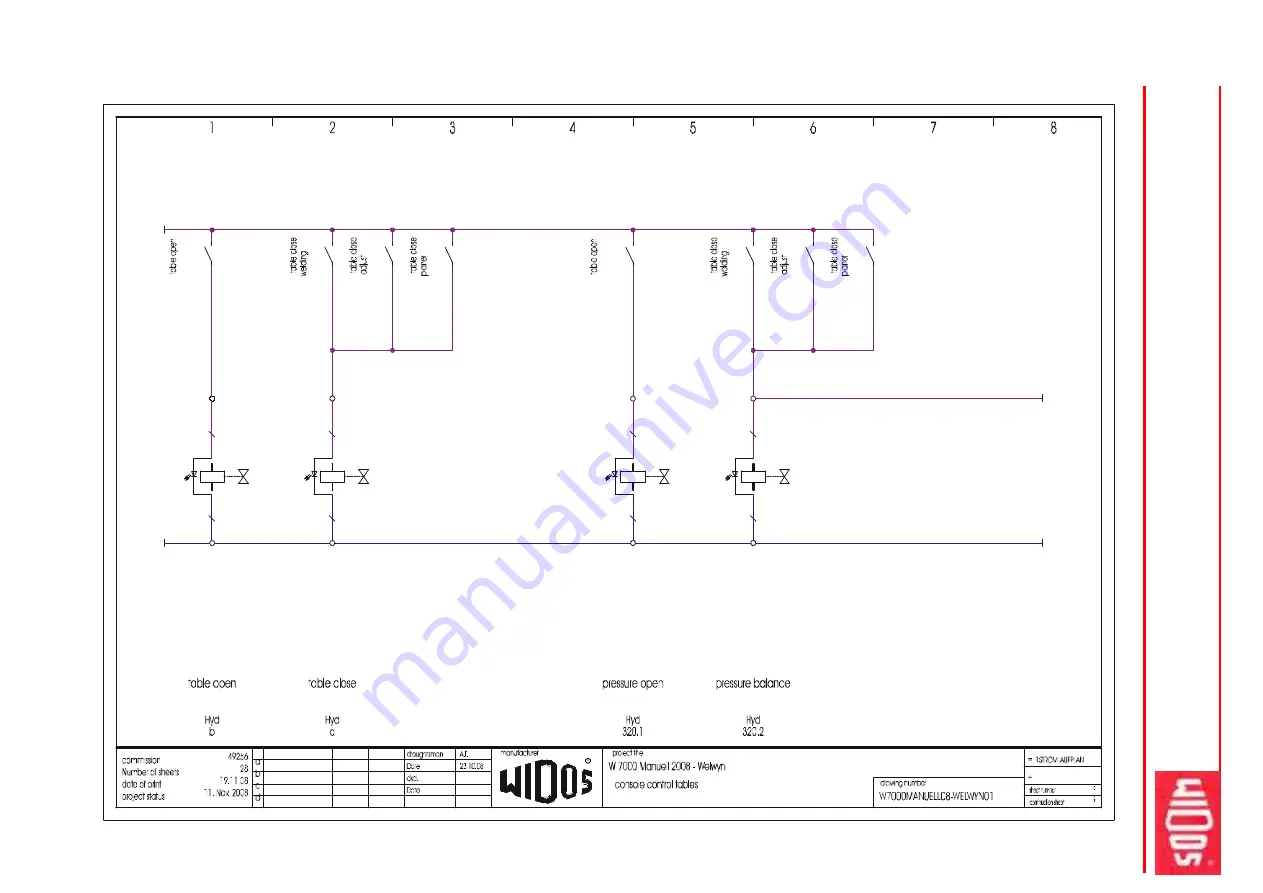 widos 7000 WM Working Instructions Translation Download Page 88