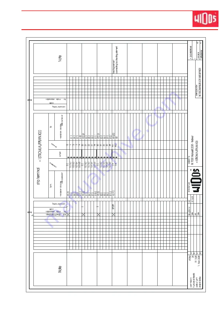 widos 7000 WM Скачать руководство пользователя страница 105