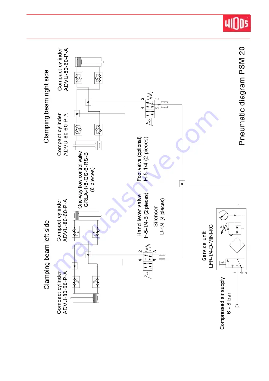 widos PSM 20 Working Instructions Translation Download Page 40